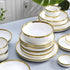 White Porcelain Dinnerware Set