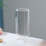 Colored Double Bottom Drinking Glass