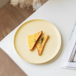 Bright Ceramic Desert Plate