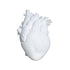 White Heart Ceramic Vase