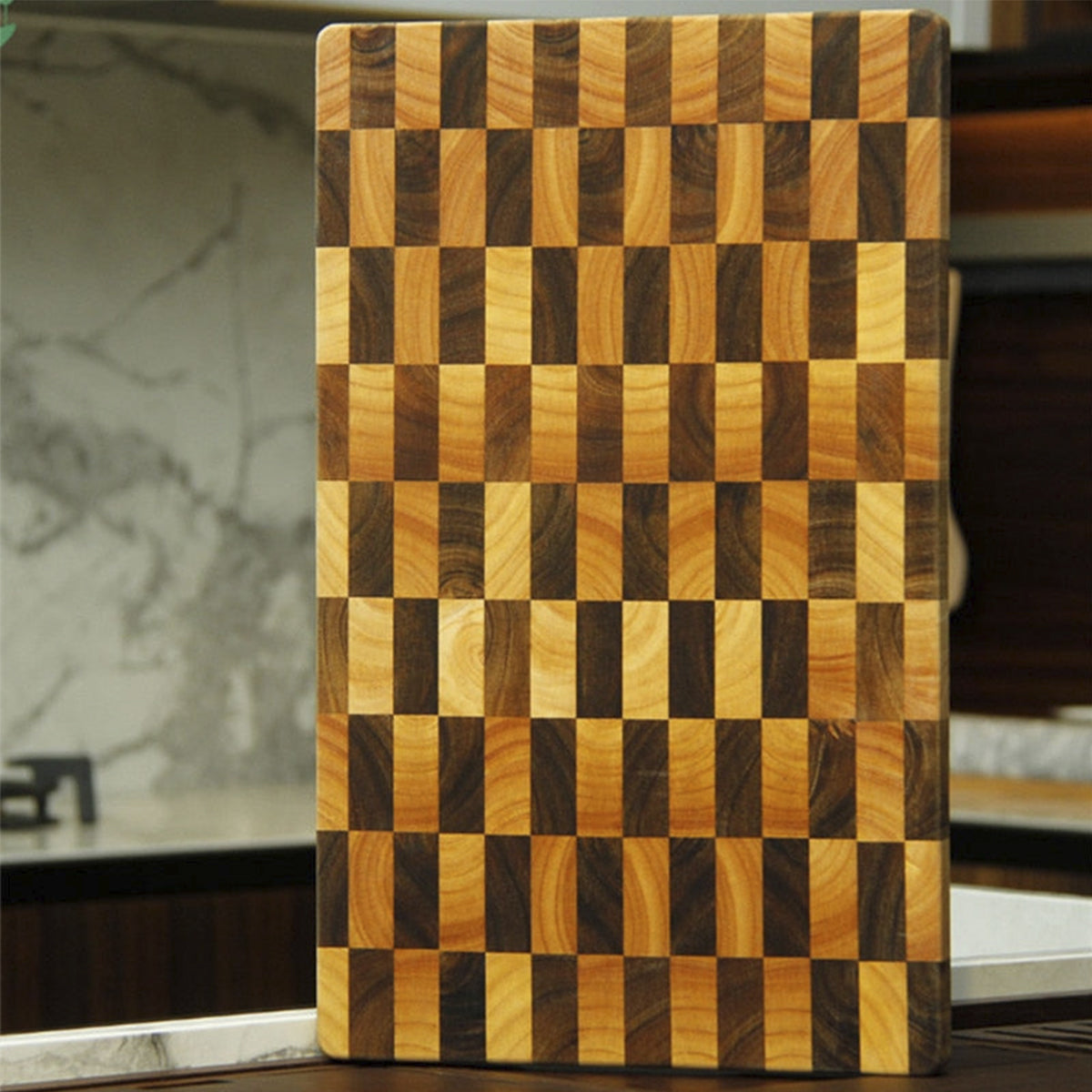Two Wood Types Cutting Board