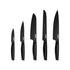 Black Coated Knife Set with Hollow Handle