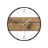 Old Wood Texture Acrylic Wall Clock