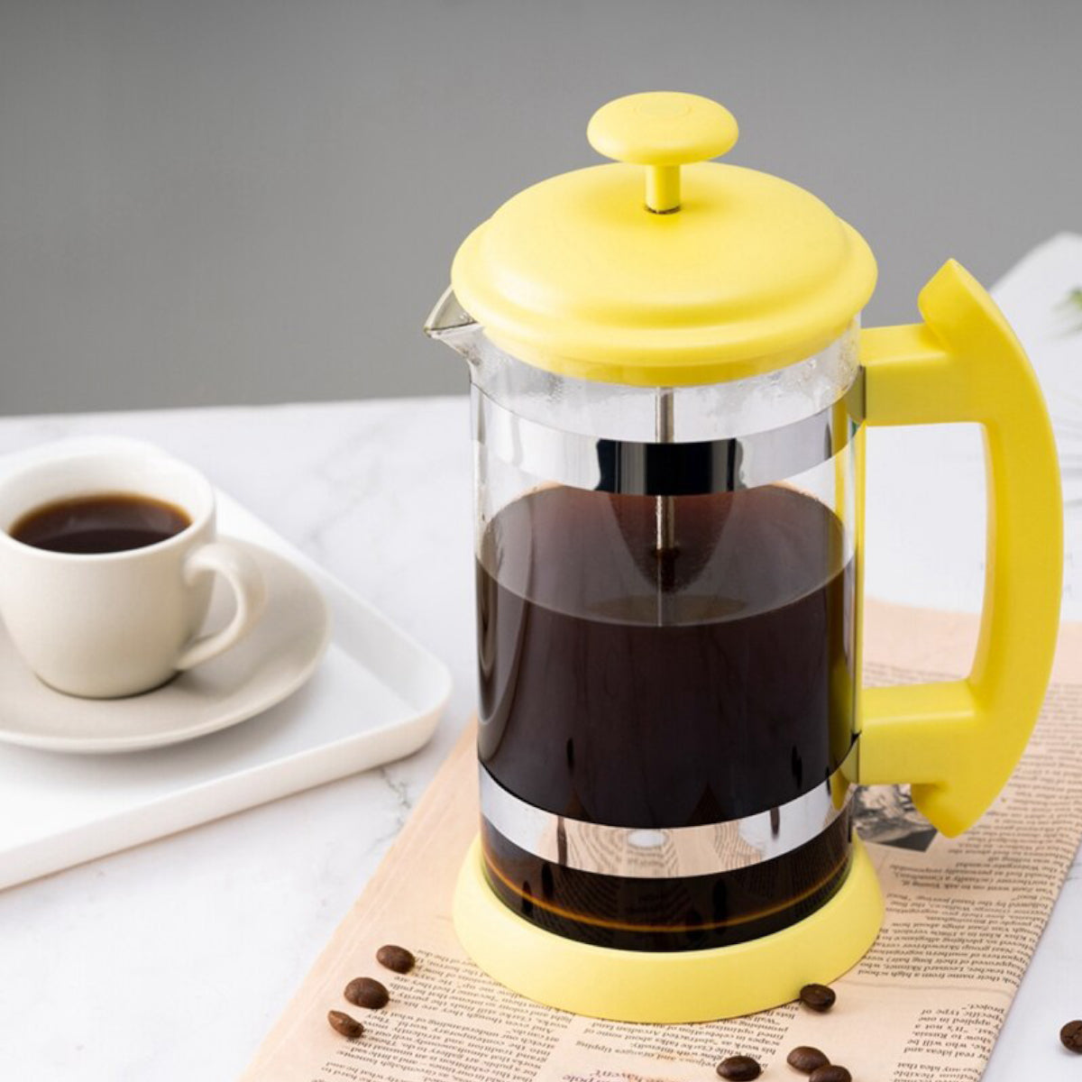 Bright-Yellow 35Oz French Press