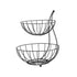 Steel Wire 2-Tier Fruit Basket