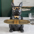 Resin Bulldog Decorative Storage