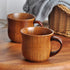 Solid Wood Tea Cup