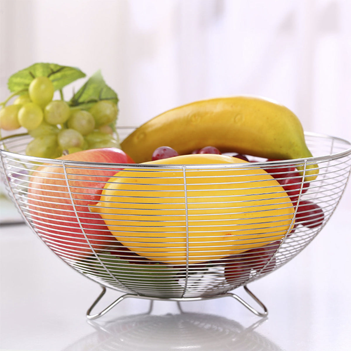 Stainless Steel Modern Fruit Basket