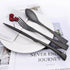 Black Flatware Set