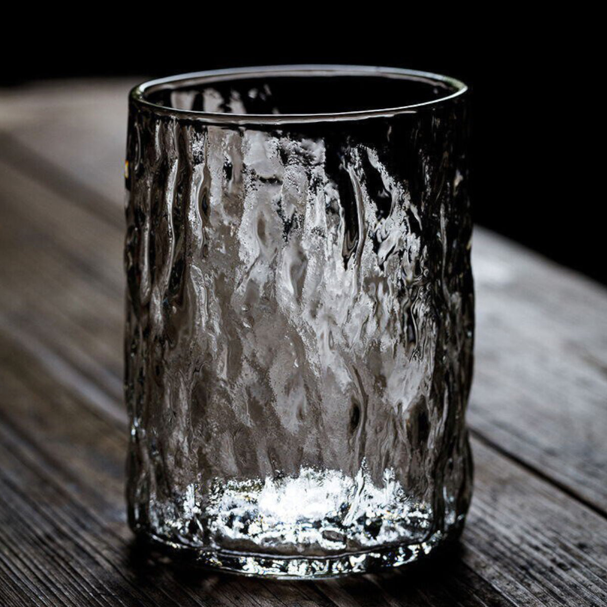 Transparent Glass Whiskey Tumbler