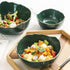 Glazed Ceramic Salad Bowl