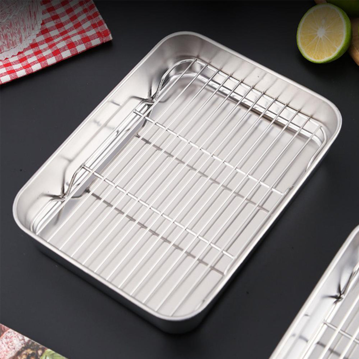 Baking Tray with Removable Rack