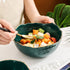 Glazed Ceramic Salad Bowl