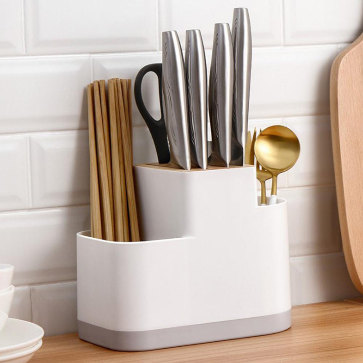 Utensil Storage And Flatware Organizer