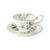 Classic Ceramic Flower-Printed Tea Cup