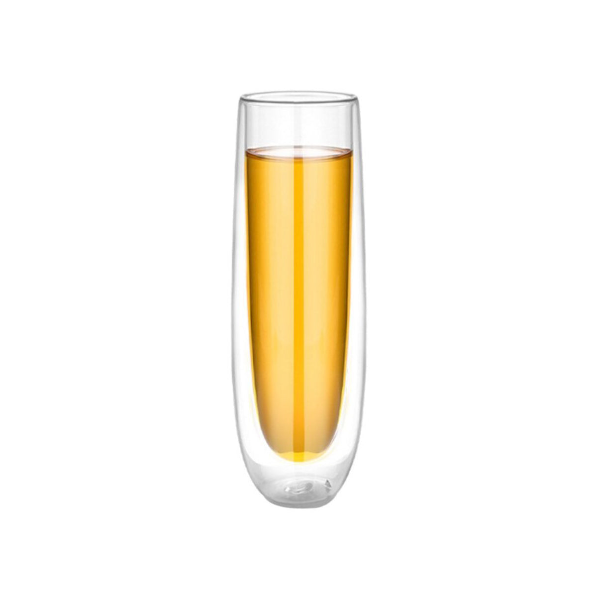 Double Wall Transparent Drinking Glass