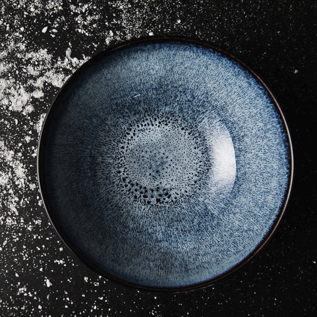 Japanese Dark-Glazed Bowl