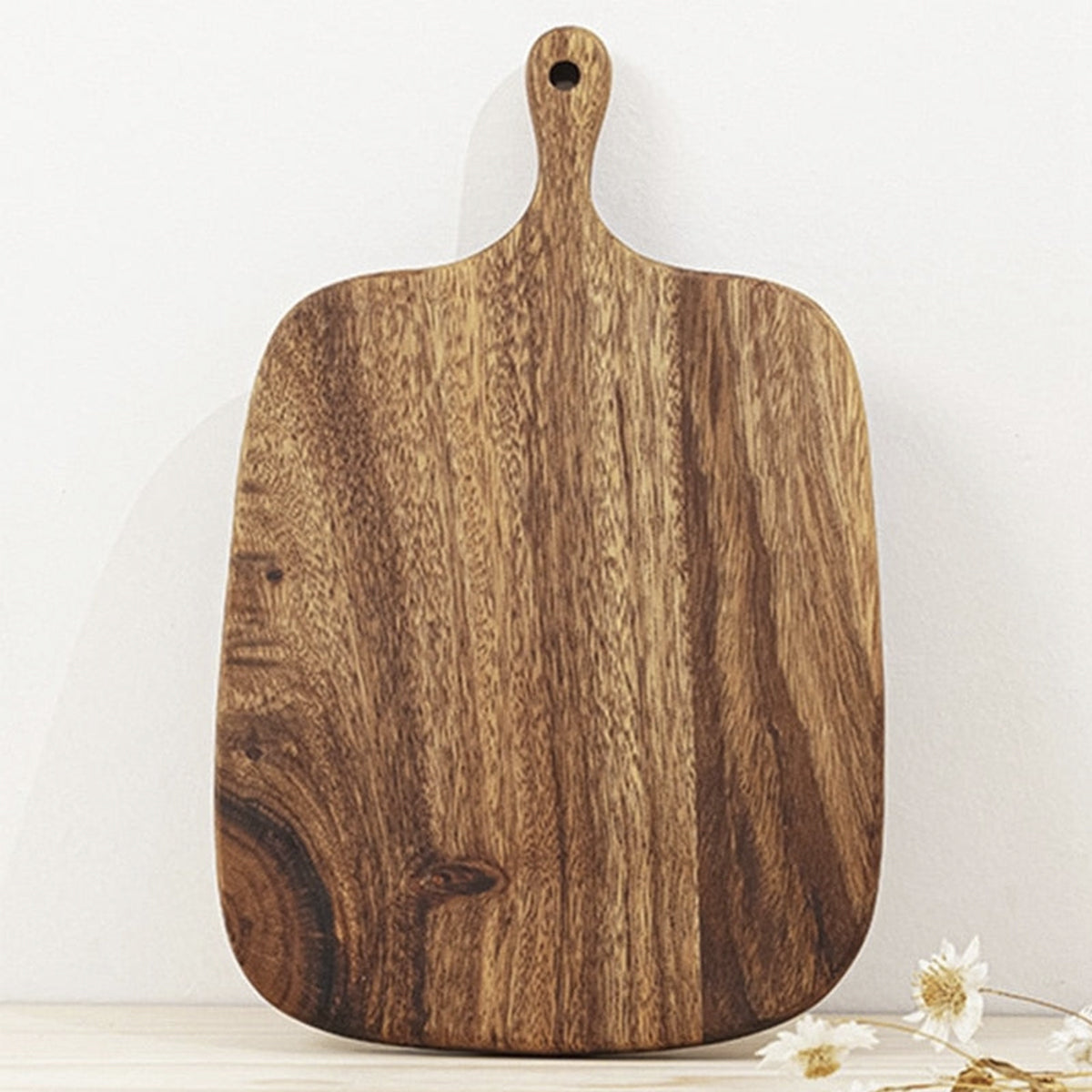 Wooden Cutting Board With Handle