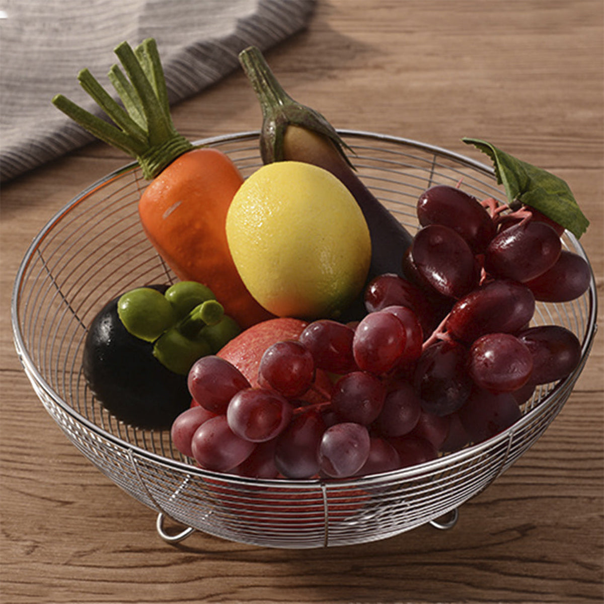Stainless Steel Modern Fruit Basket