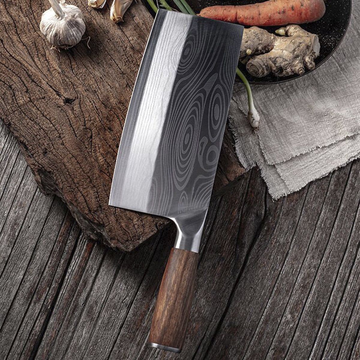 Damascus Steel Professional Chopping Knife