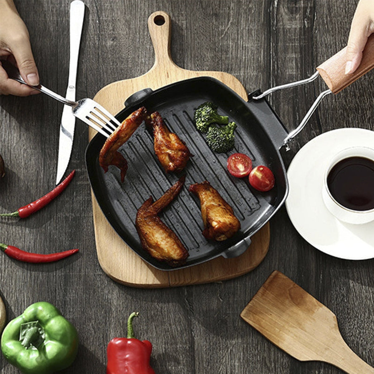 Easy Clean BBQ Pan