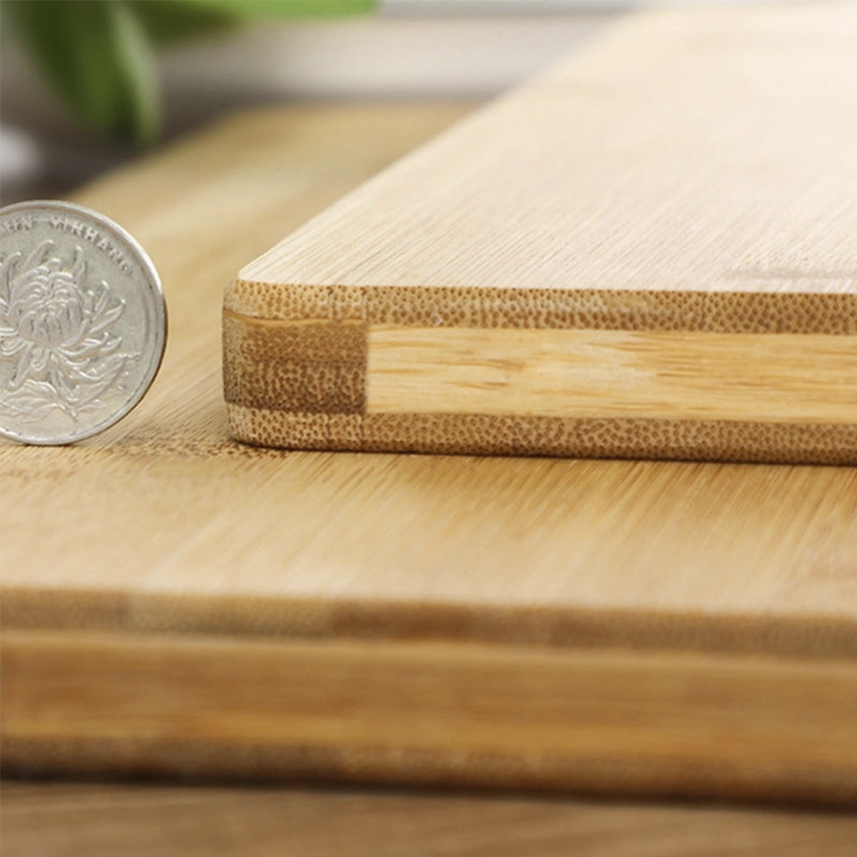 Non-Slip Bamboo Chopping Board