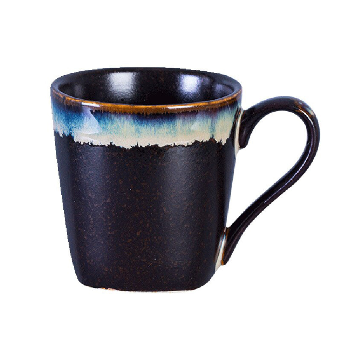Dark Glazed Ceramic Mug