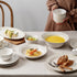 Pure White Ceramic Dinnerware Set