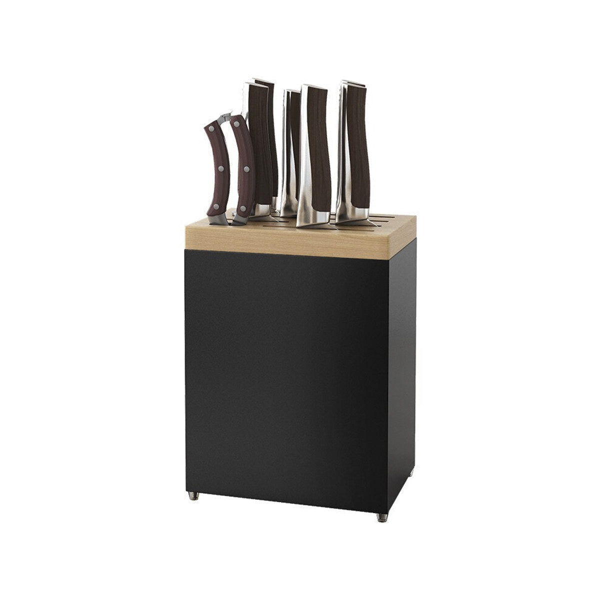 Knife Stand With Wood Board