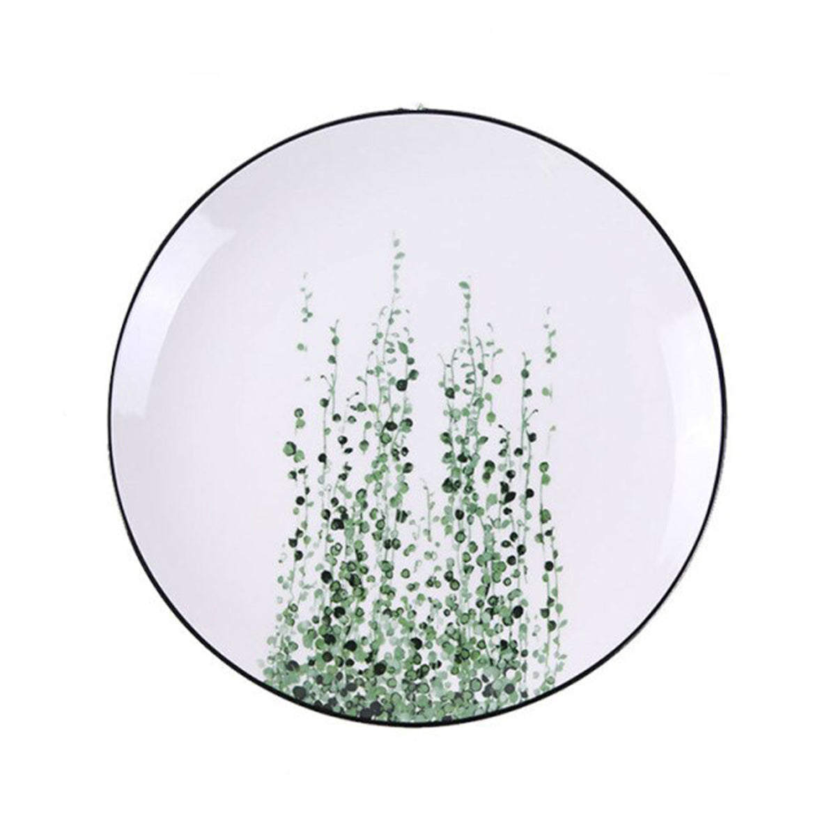 Nature Painted Ceramic Plate