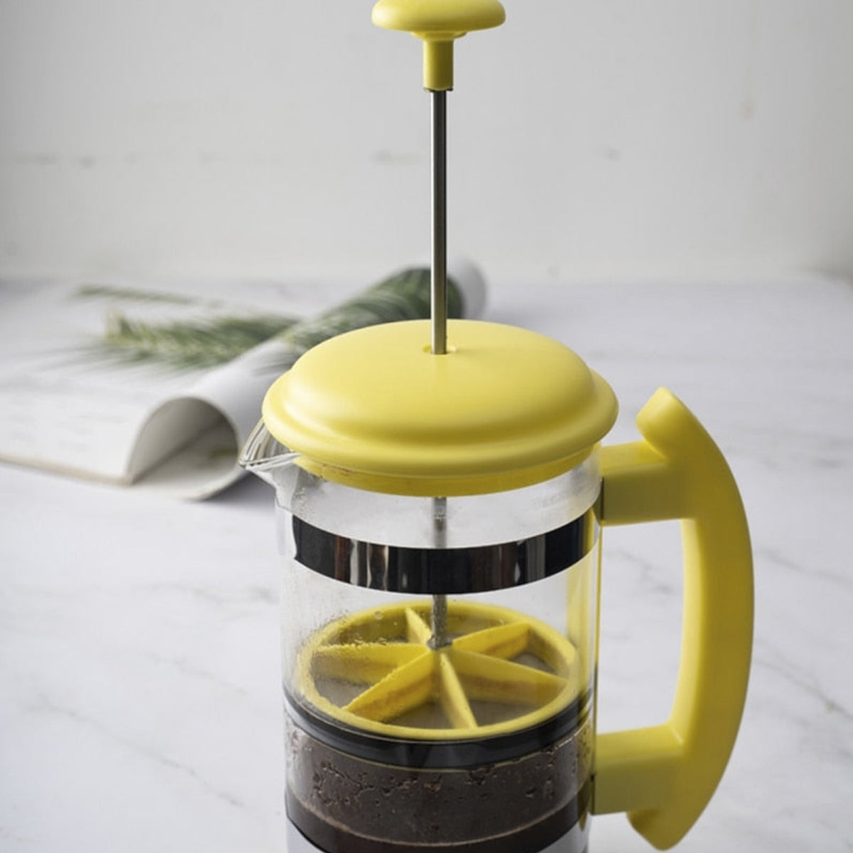 Bright-Yellow 35Oz French Press