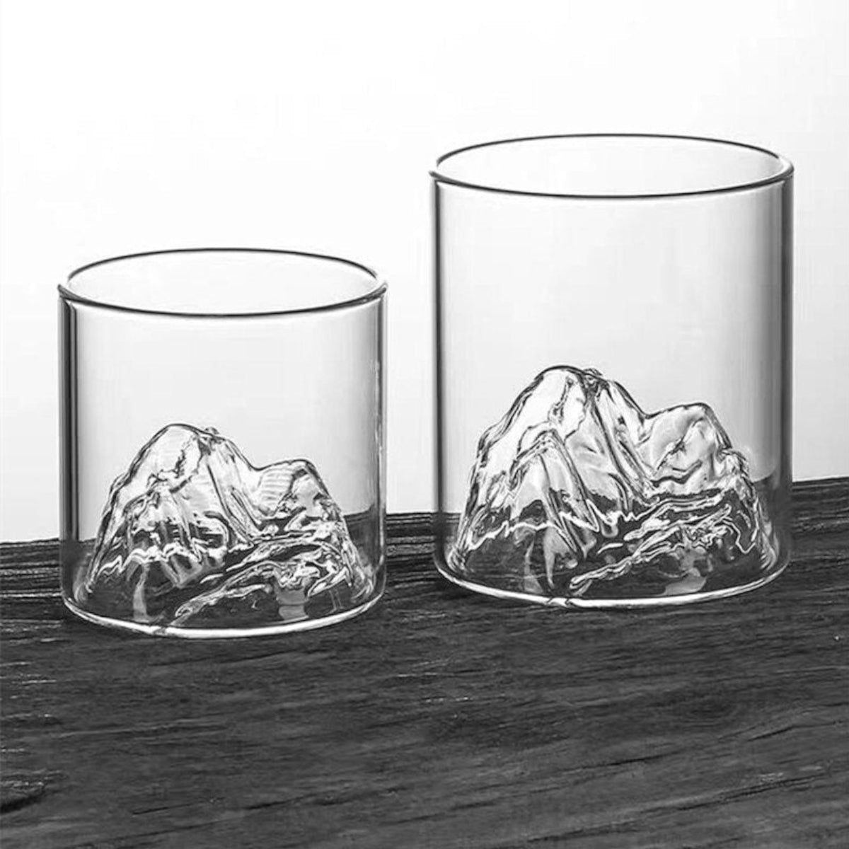 Creative Mountain Whiskey Glass