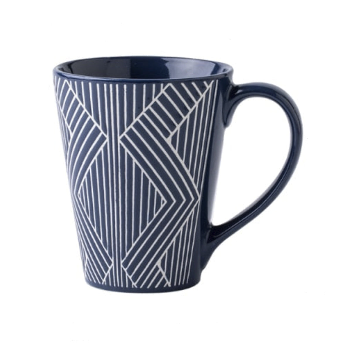 Creative Blue Glazed Ceramic Mug
