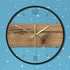 Old Wood Texture Acrylic Wall Clock