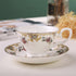 Classic Ceramic Flower-Printed Tea Cup