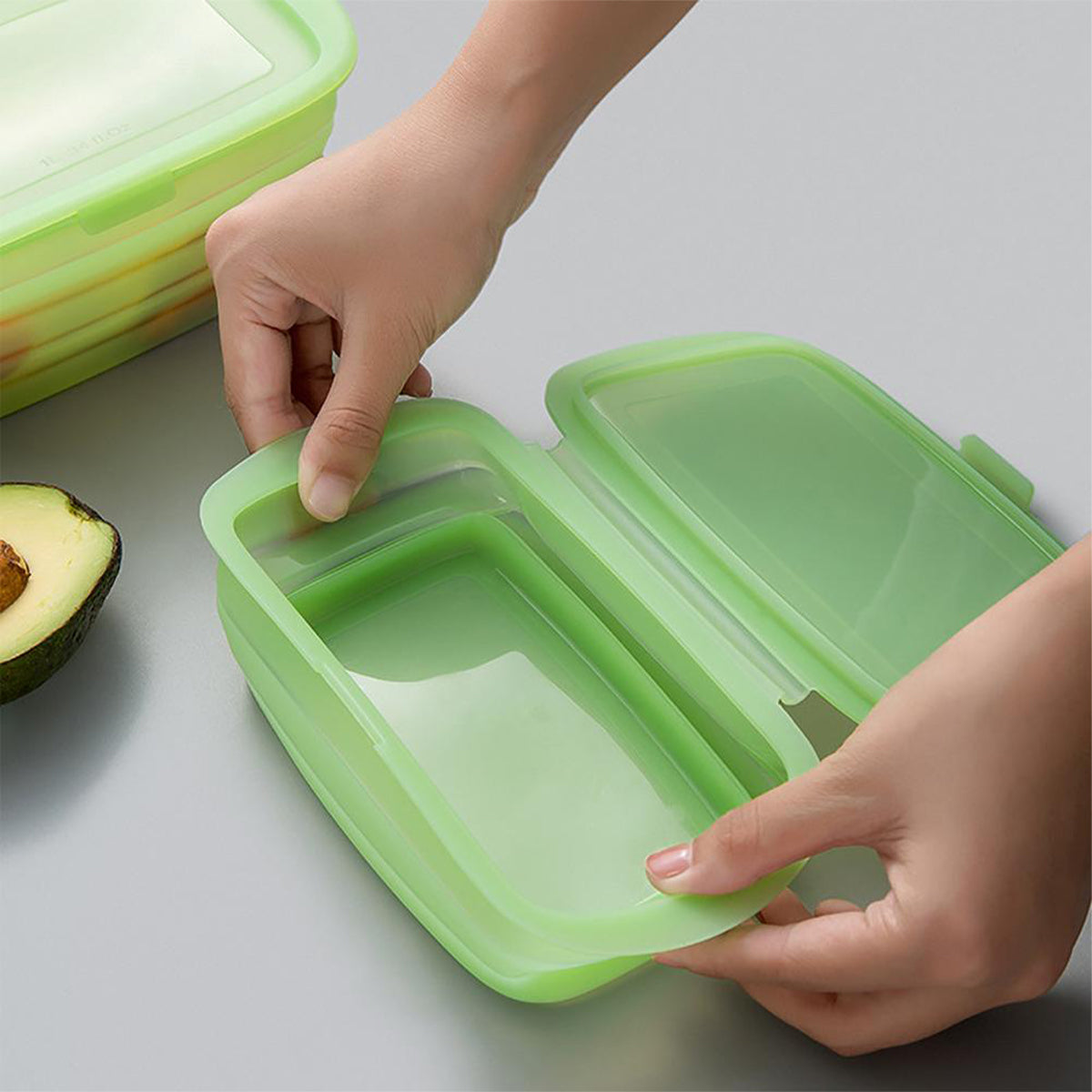 Foldable Silicone Lunch Container