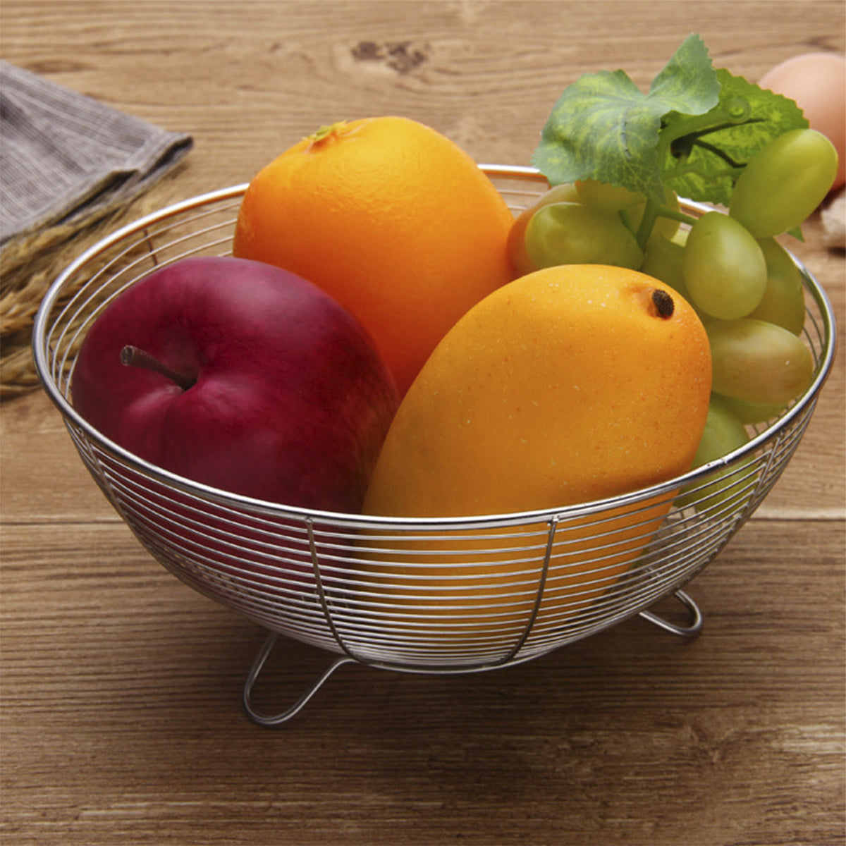 Stainless Steel Modern Fruit Basket