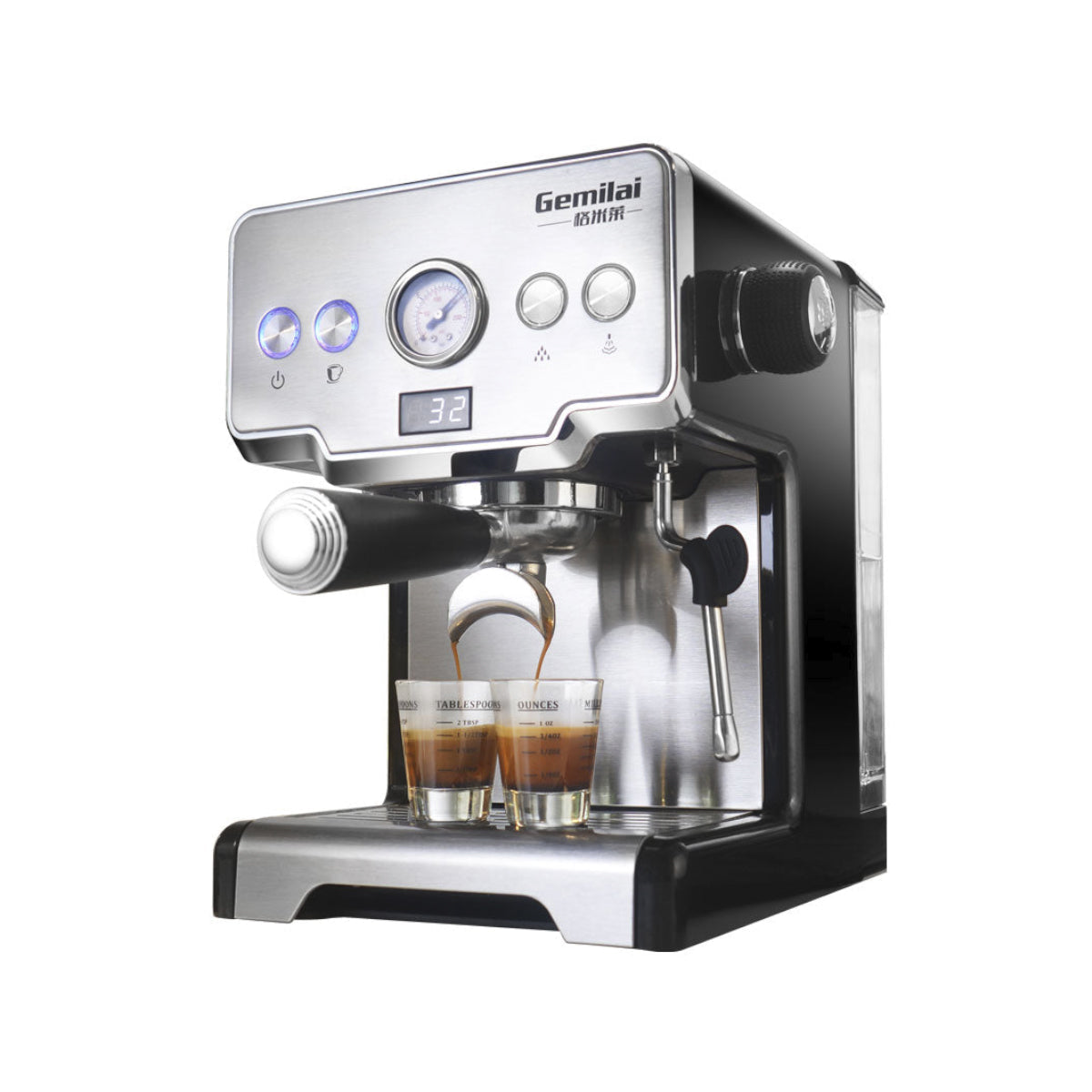 Stainless Steel Espresso Machine