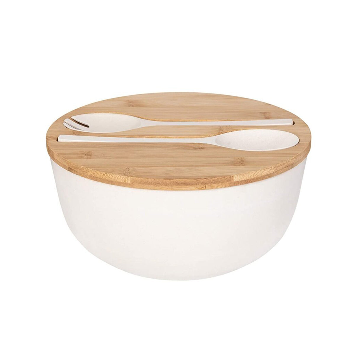 Bamboo Fiber Mixing Bowl With Spoons