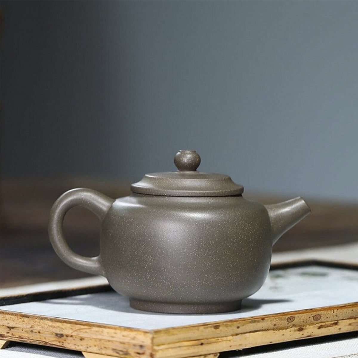 Handmade Purple Clay Teapot