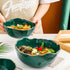 Glazed Ceramic Salad Bowl