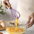 Wooden Handle Silicone Egg Whisk