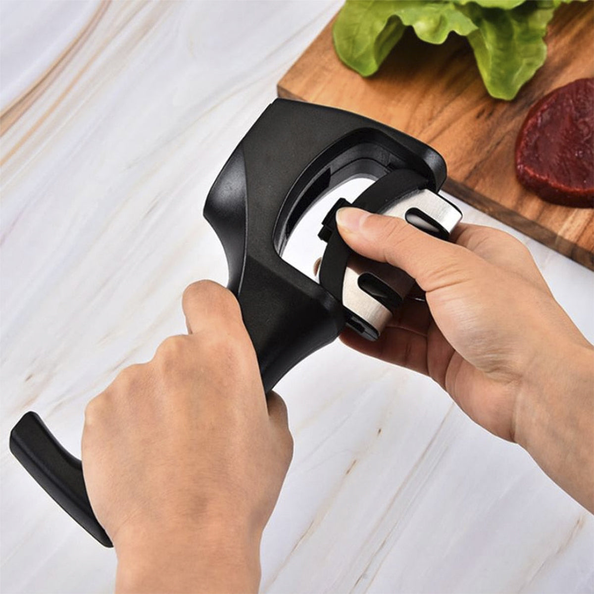 Simple 3-Stage Knife Sharpener