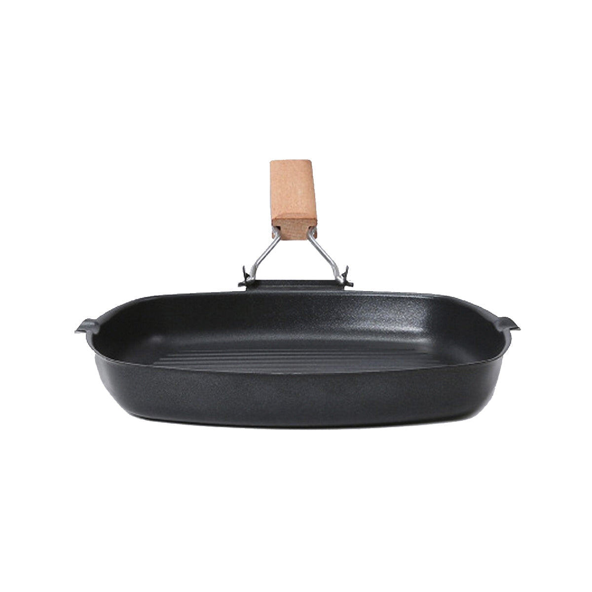 Grill Pan With Folding Handle