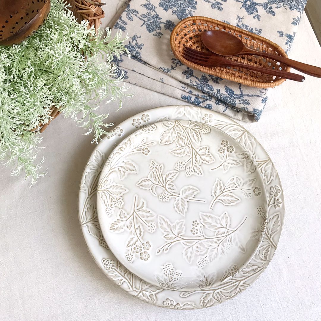 Vintage Food Wedding Plate Set